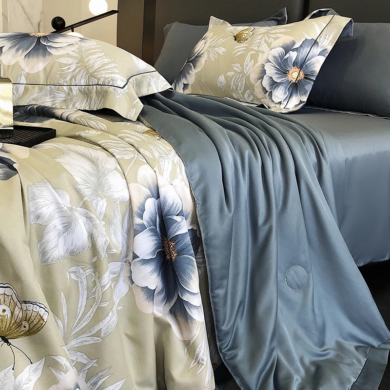 Summer Quilt Bed Comforter Ice Silk Double Bed