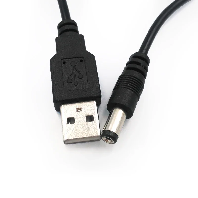 USB 2.0 Male A to DC 5.5mm x 2.1mm Plug Cable 80cm charging cable usb charging cable