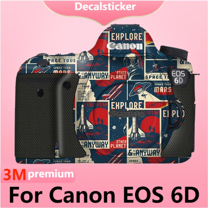 Per Canon Eos 6D Adesivo Per Fotocamera Decalcomania Protettiva Per La Pelle Pellicola Avvolgente In Vinile Cappotto Protettivo Antigraffio Eos6D