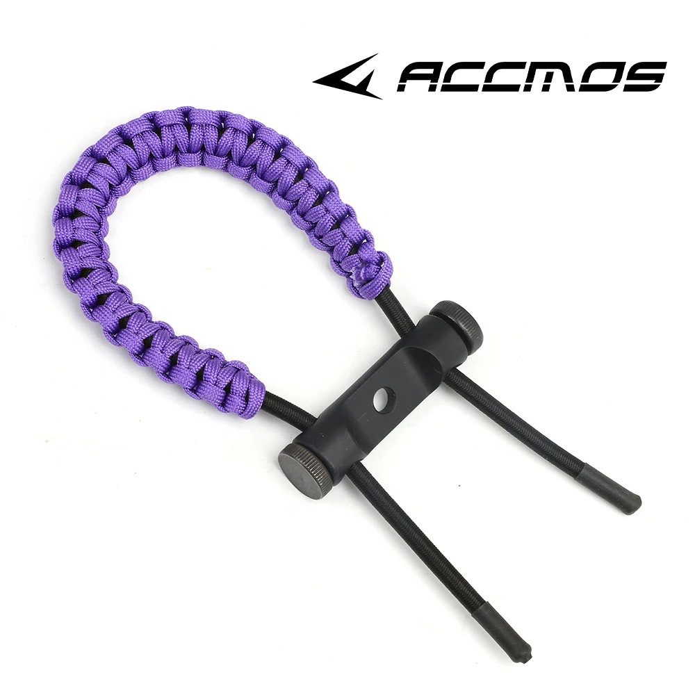 Vibrant Archery Bow Wrist Sling - Adjustable Braided Parachute Cord