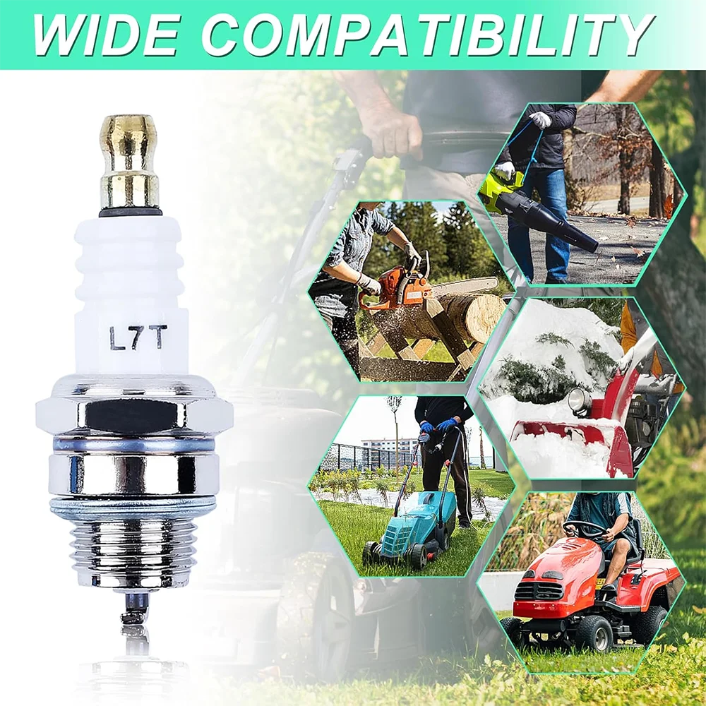 Candela L7T Per Motosega E Decespugliatore 2T – Per Motori 36-52 Cc, Facile Da Montare
