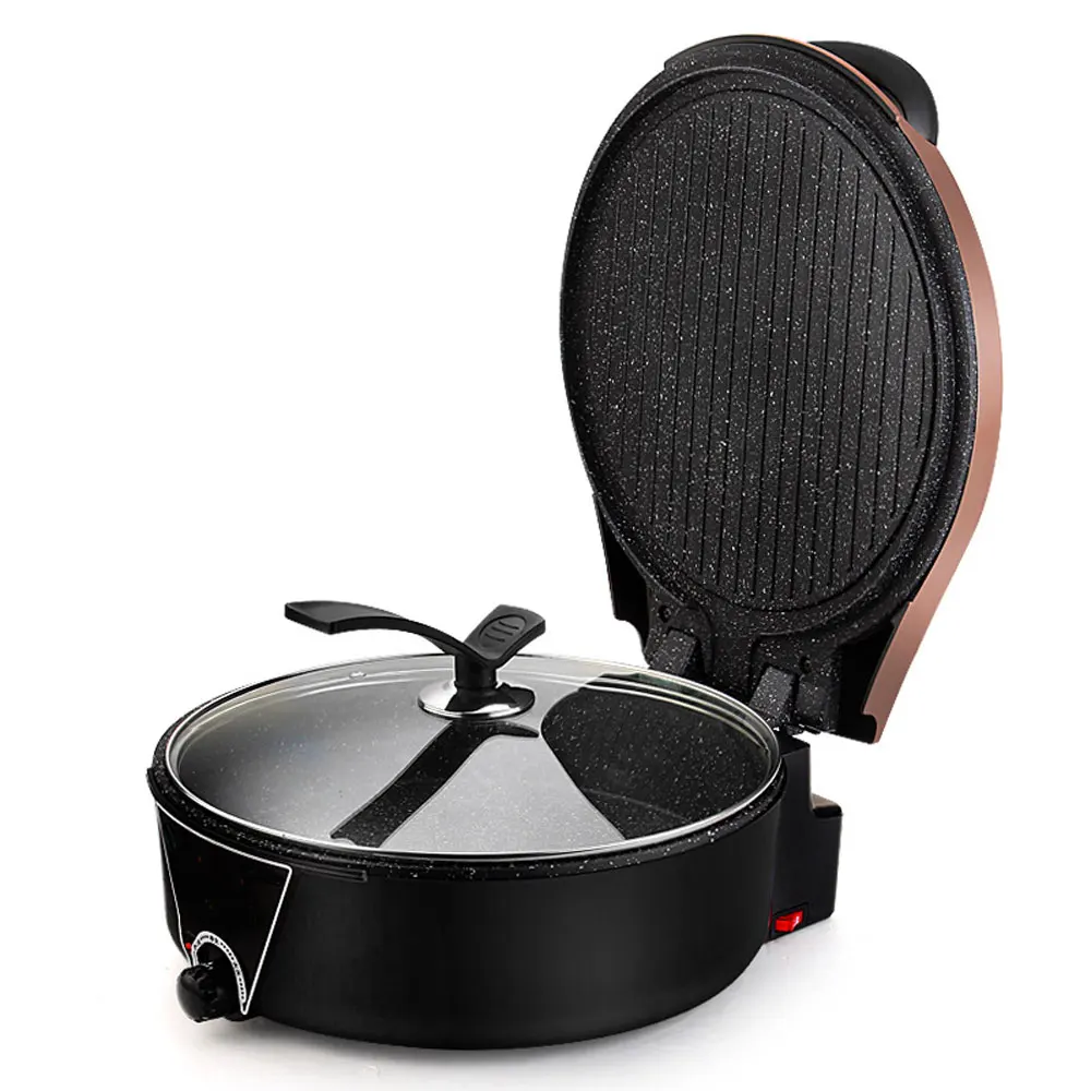 Double-sided Pancake Pan Barbecue Machine Household Double-sided Heating Pancake Machine Electric Baking Pan