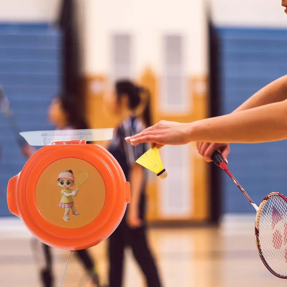 1 Set Accompanying Practice Trainer Badminton Rebound Spin Self Training Badminton Storage Stretch Self Training Shuttlecock