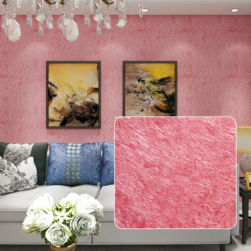 Paint Coating Wall Covering Plant Fiber Mud Wall Paint Repair Decoration Self-Painting Mud Instead Of Wallpaper