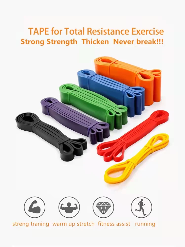 Resistance Band Exercise Elastic Band Workout Ruber Loop Strength