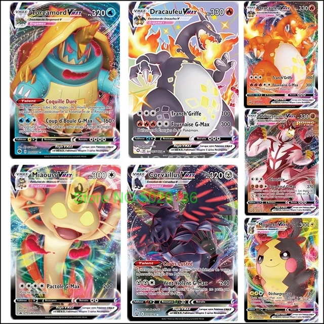 Cartas pokémon brilhantes vstar gx ex vmax v mega tag equipe treinador de  energia charizard pikachu batalha jogo de cartas de negociação crianças  brinquedos presente – os melhores produtos na loja online