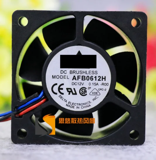 

New Original 6025 12V 0.17A AFB0612H 6cm 6cm Chassis Mute Cooling Fan