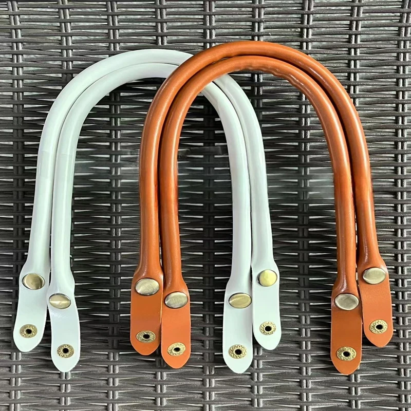 1/2PCS 40cm PU Leather Bag Straps DIY Handmade Handles Black Brown Replacement Strap for Crossbody Shoulder Handbag Handle