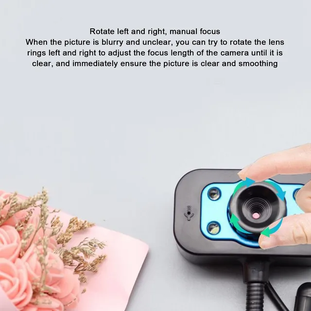 Computer Camera PC Camera Web Camera High Definition Manual Focus USB Streaming Webcam with LED Fill Light Microphone Web Camera 4 Computer Camera PC Camera Web Camera High Definition Manual Focus USB Streaming Webcam with LED Fill Light Microphone Web Camera 4