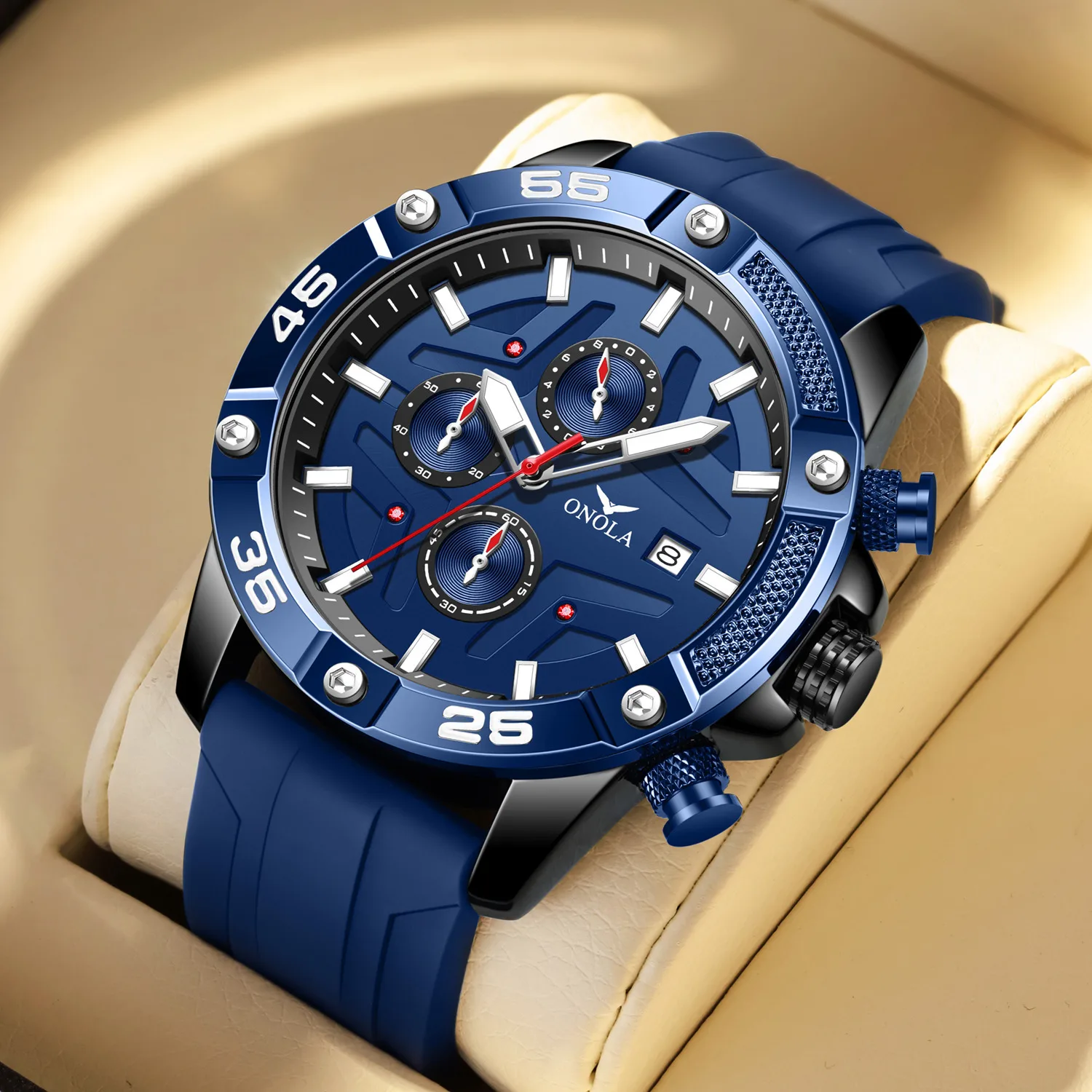 Fashion New Casual Sports Men's Watch Personality Trend Large Dial Waterproof Quartz Watch automatic watches for men original