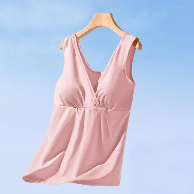 Breastfeeding Vest Modal Maternity Tanks Nursing Bra Nurse Tanks for Pregnant Women Pregnancy Feeding Clothing 6