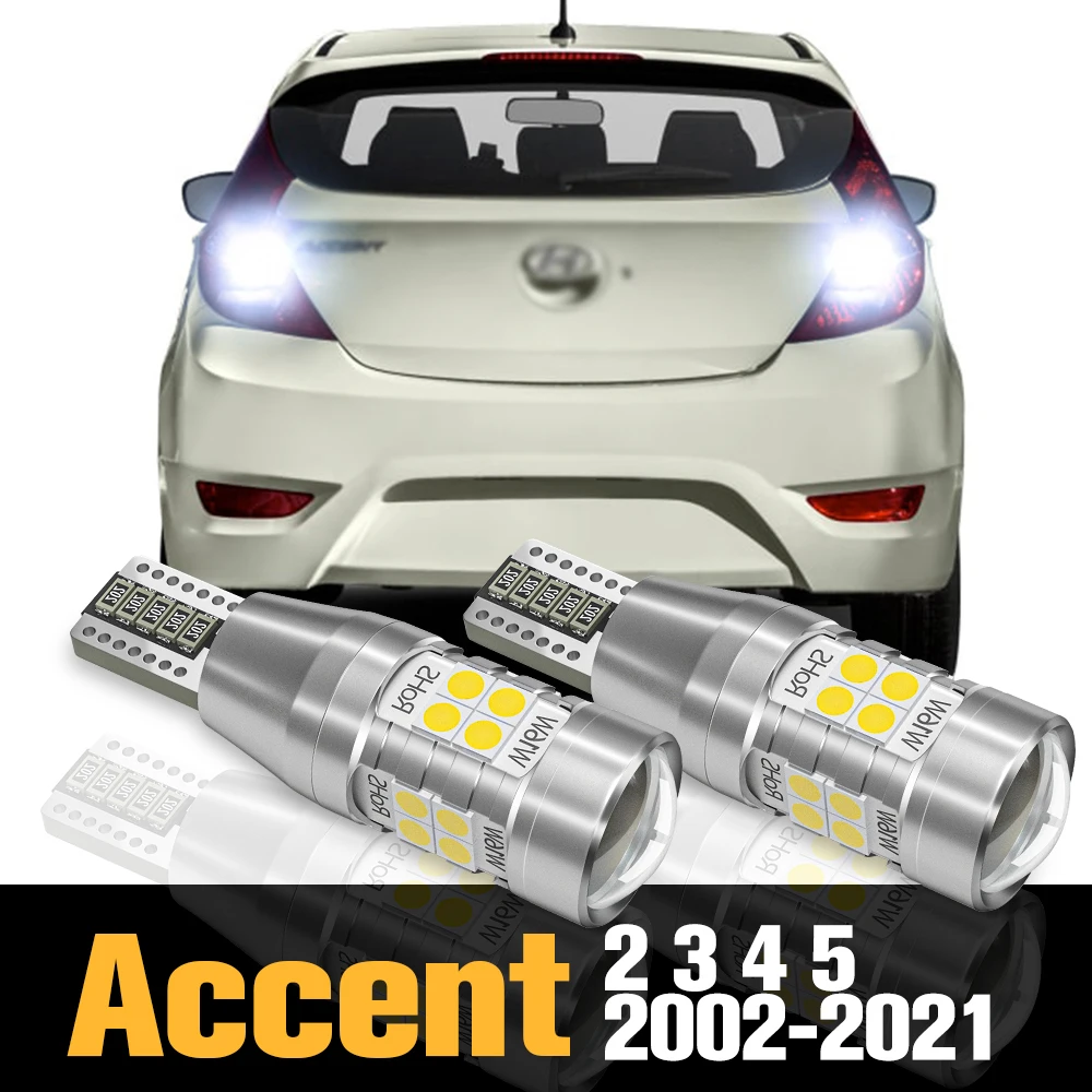 

2pcs Canbus LED Reverse Light Backup Lamp Accessories For Hyundai Accent 2 3 4 5 2002-2021 2010 2011 2013 2014 2015 2016 2017