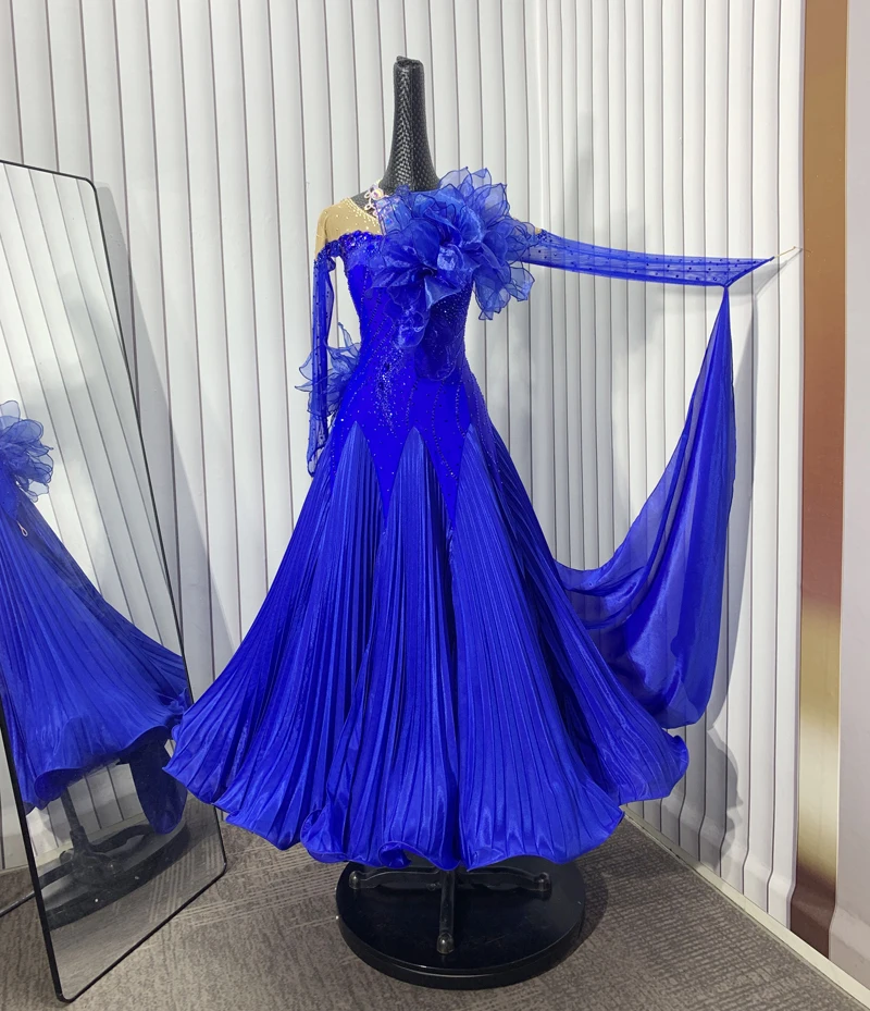 

Платье для бальных танцев, костюм для современных соревнований, для вальса, танго, стандартное женское танцевальное платье для соревнований, костюм для современных танцев