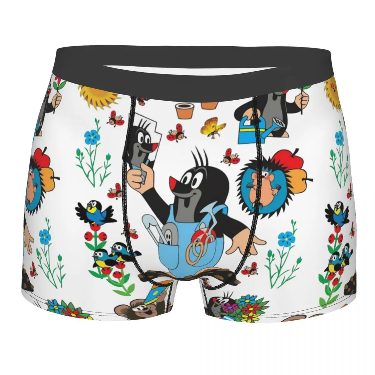 Krtek Little Maulwurf Mencosy Boxer Briefs,3D printing Underpants, Highly Breathable Top Quality Birthday Gifts