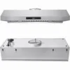 Tieasy 800CFM Kitchen Under Cabinet 3-Speed Remote Control with LED Lights Cook Vent Range Hood US0775BTR 3