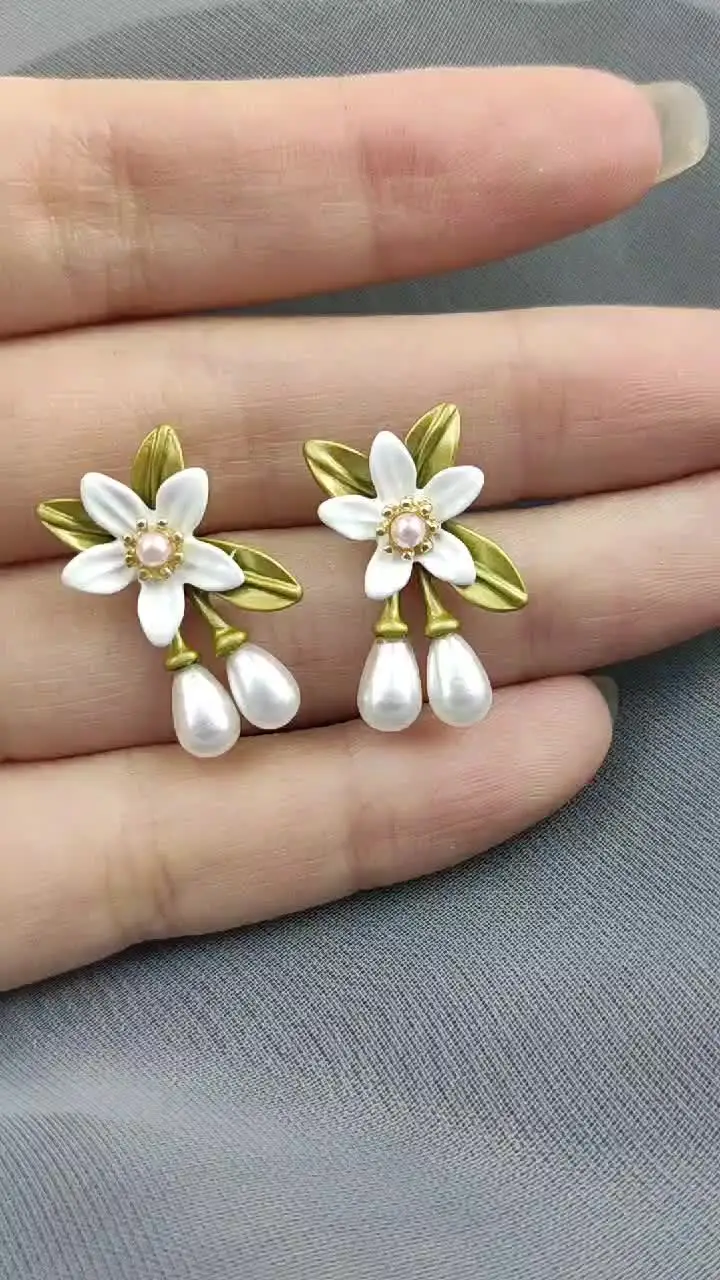 Серьги-капельки TimLee из цинкового сплава