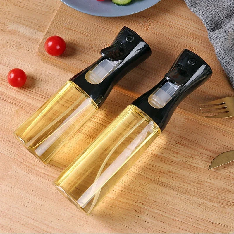 1PC 200ml Oil Spray Bottle Kitchen Cooking Olive Oil Dispenser Camping BBQ Baking Vinegar Soy Sauce Sprayer Containers 4
