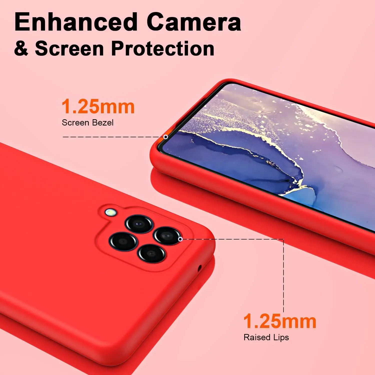Shockproof Silicone Case For Samsung Galaxy M33 M53 5G A12 M32 A02 A10 A50 A51 A20 A30 M12 M22 A22 M52