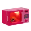 Simulation Toys Mini House Scene Decor Miniature Kids Microwave Oven Model Plastic Educational Plaything Toddler 1