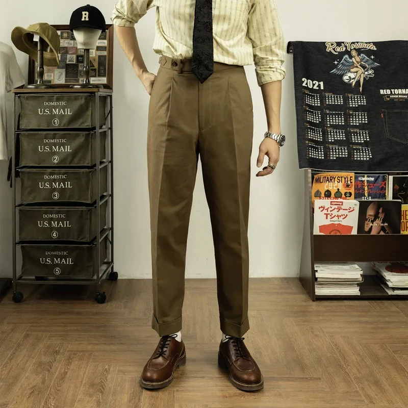 

Red Tornado Commuter Pants Slim Fit Men's Comfort Straight Leg Pleated Trousers