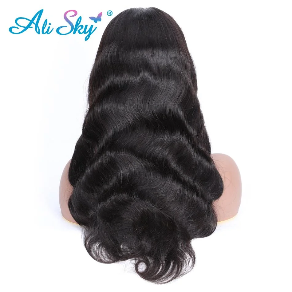 Long Wigs Body Wave Human Lace Front Wig 13x4 Transparent Lace Frontal Wigs Remy Brazilian human hair glueless full Preplucked
