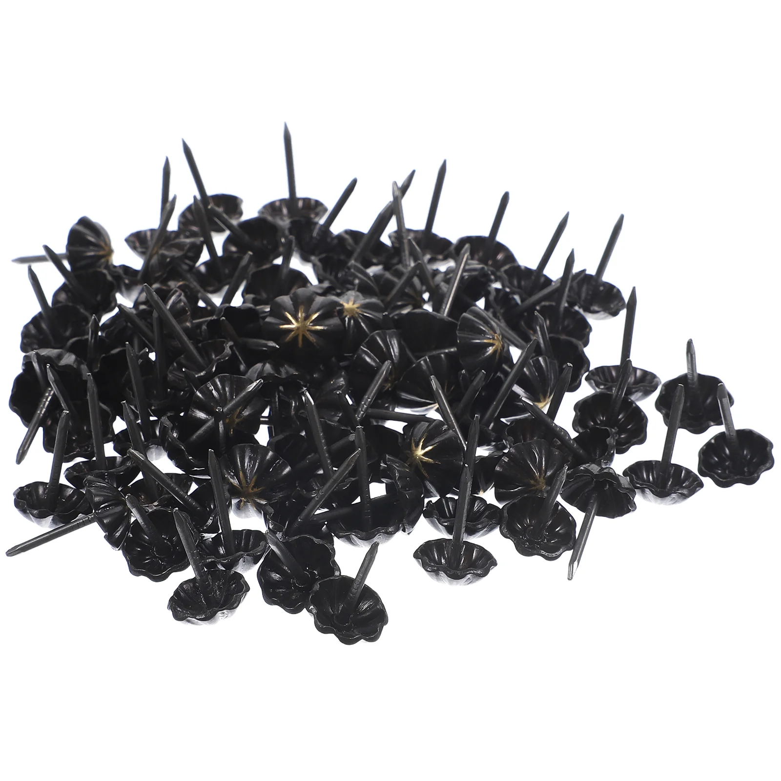 

100 Pcs Furniture Decorative Nails Upholstery Tacks Vintage Decorate Iron Heads