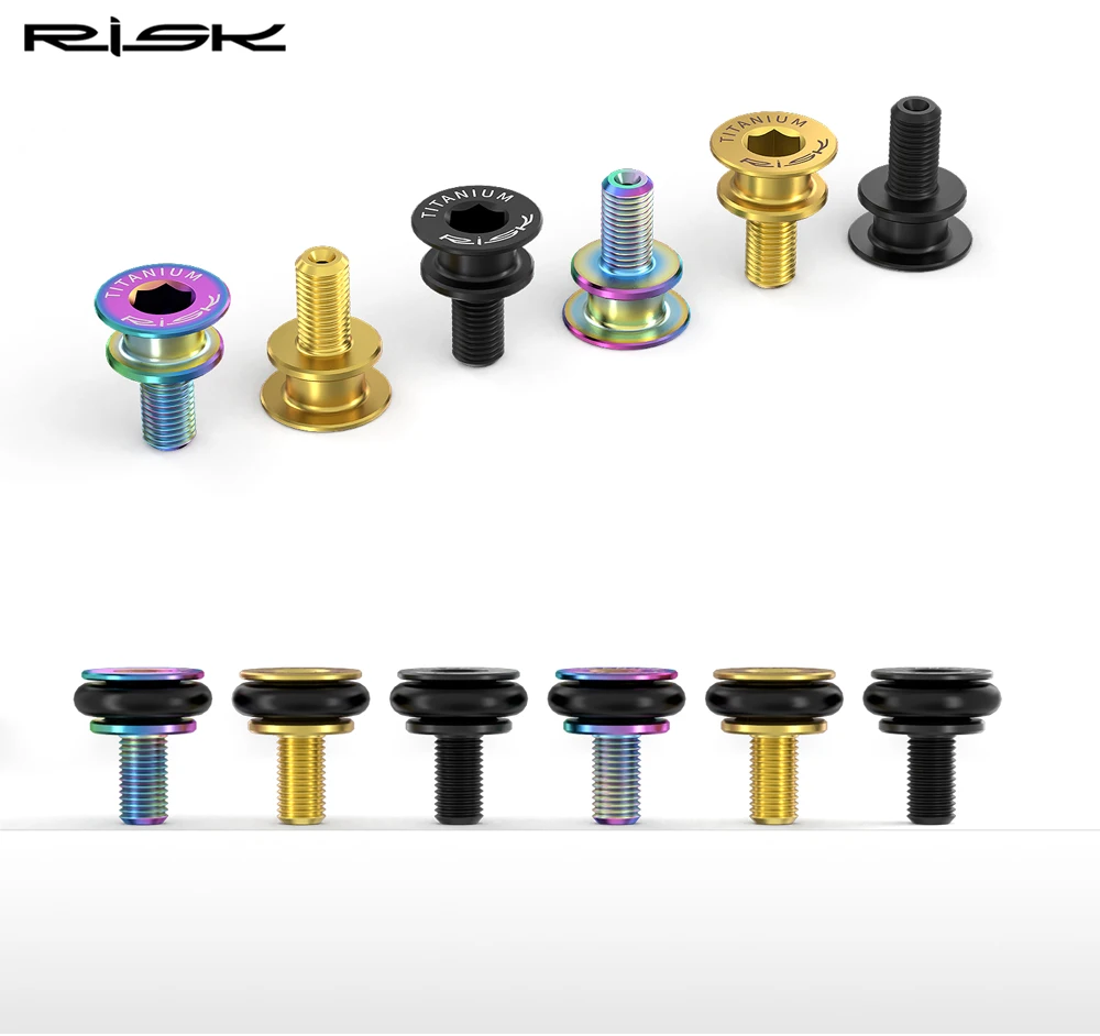 Description Picture 5 of itemRISK Bicycle Bolts Square Hole Crankset Screws M8*15mm Waterproof MTB Road Bike Crank Fixing Bolts Titanium Bicycle Accessories