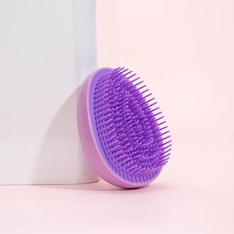 Mini Detangling Hair Brush Egg Round Shape Hair Brushes Anti-knotting Hair Smoothing Combs Anti Static Massage Hair Care Tools 4