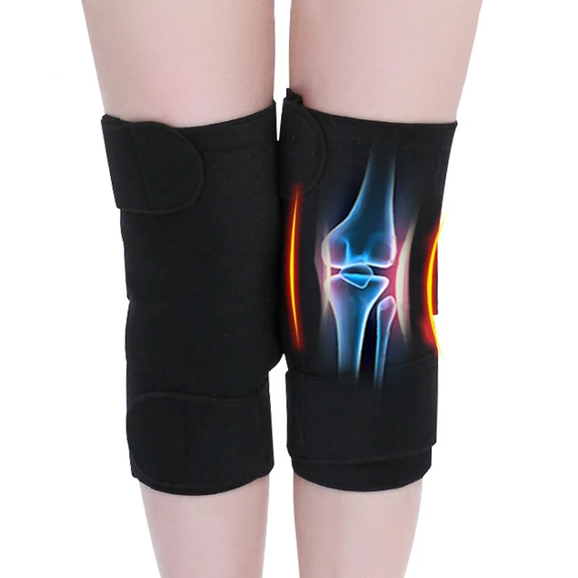 Tourmaline Magnetic Knee Brace Far Infrared Self Heating Pad Arthritis Pain Relief Support for Men Women Sports Fitness 4