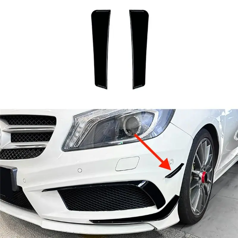 베터카 프론트 범퍼 스플리터 스포일러 안개등 사이드 스포일러 트림 A클래스 W176 AMG 2013-2015 B용
