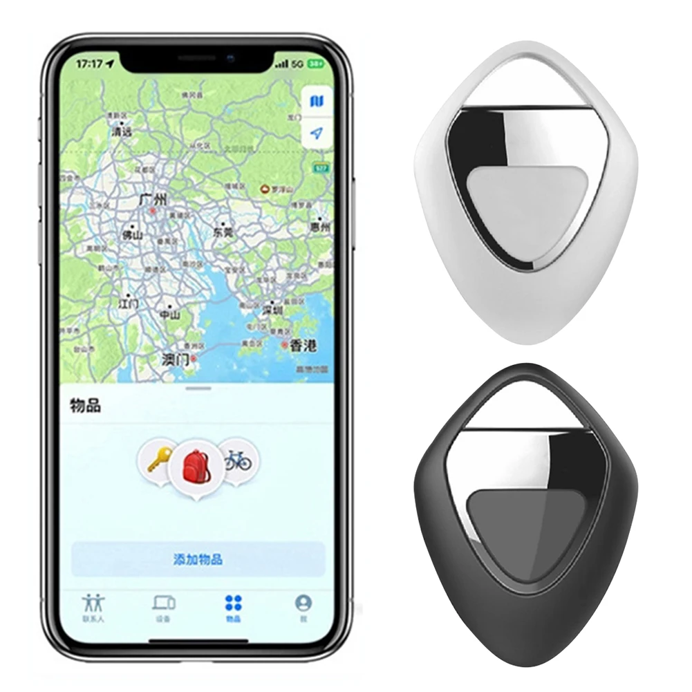 Item Finder Tracker BT Work with Apple Find My Security Finder Positioning for Earbud Luggage MFi IOS Pet Children