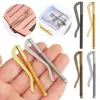 New Simple Metal Money Clip Bifold Spring Clamp Unique Design Bar Wallet Replace Parts Cash Holder Portable Wallet Durable Clips 1