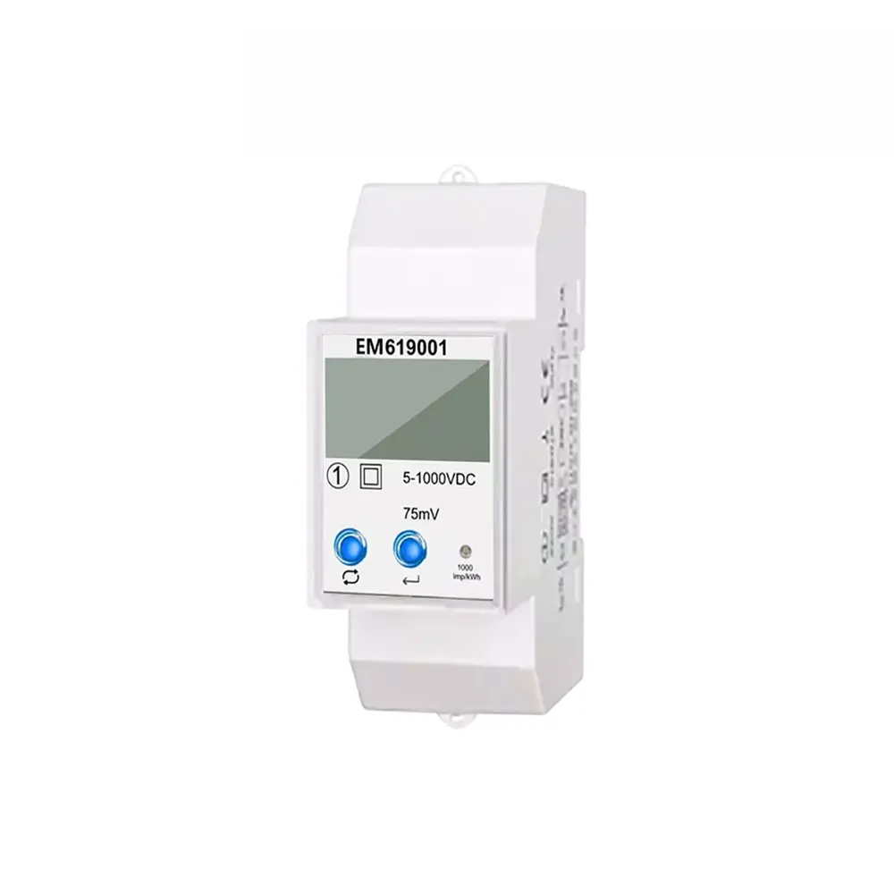 Ivy EM613001 RS485 DLT645 240A 400VDC KWh DIN Rail Smart Meter Energy Monitor With Heart Rate Monitor & LCD Display EM613001