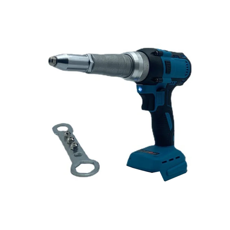 For Makita 18V Battery Electric Riveter Gun Brushless Screwdriver Applicable Rivet 2.4-4.8mm Wireless Riveting Tool (No Battery)