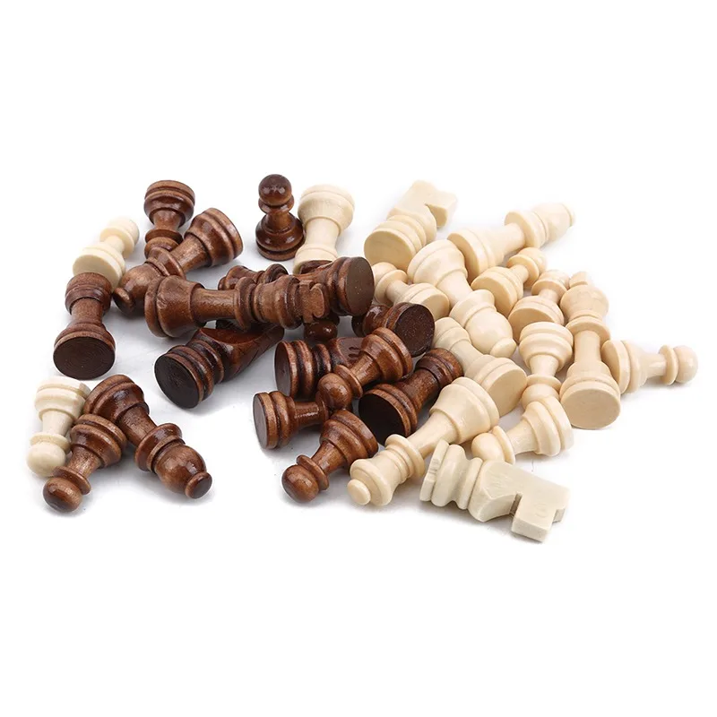 Description Picture 5 of item32 Chess Pieces Complete Practical Portable Chess Pieces New Chess Set Chess Pieces Entertainment Accessories