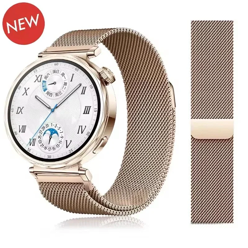 Premium 18mm Milanese Loop Metal Magnetic Bracelet Strap
