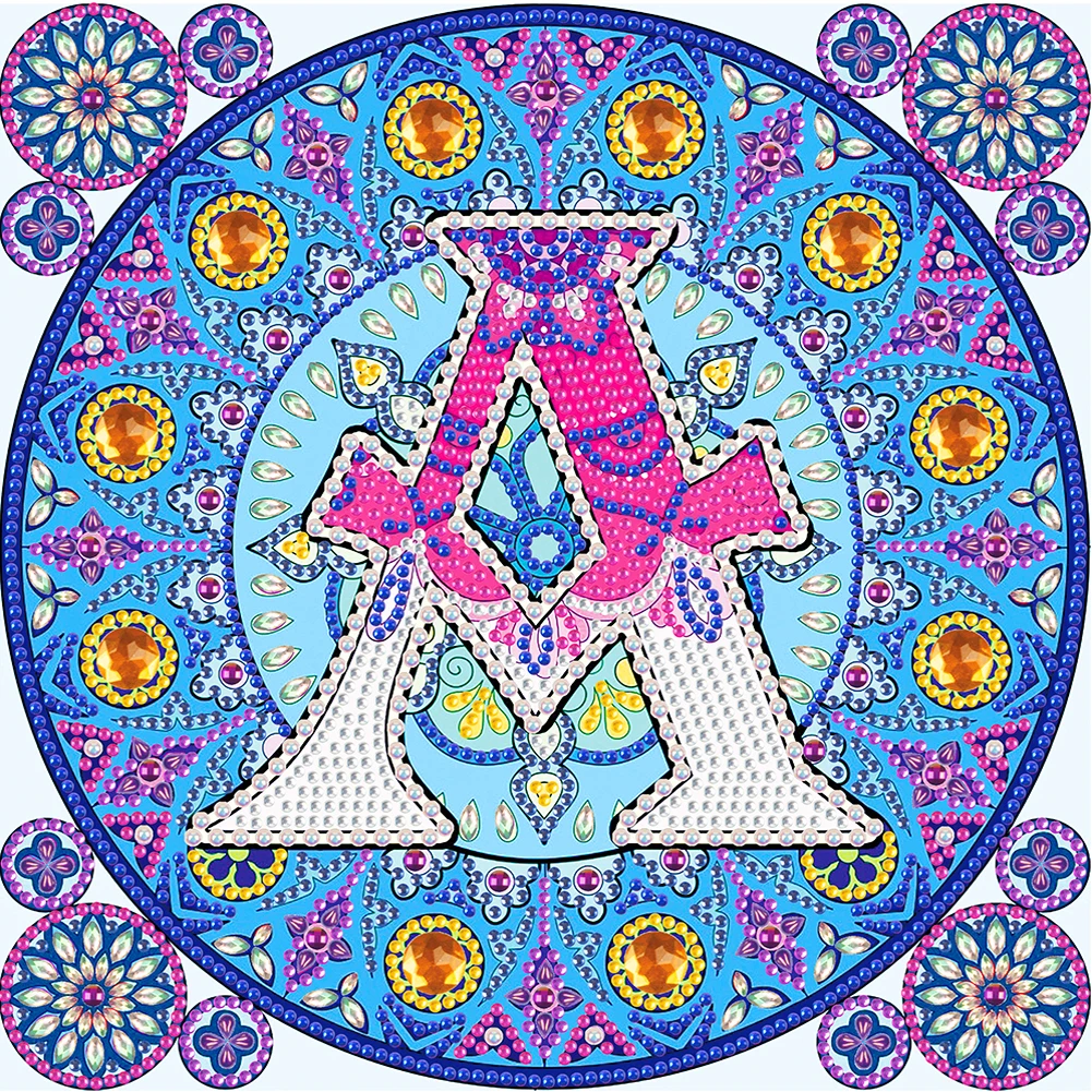 5D DIY Diamond Painting Capital Letters Diamond Embroidery Painting Full Round Diamond Mosaic DIY Rhinestones Home Decor Gift - 3