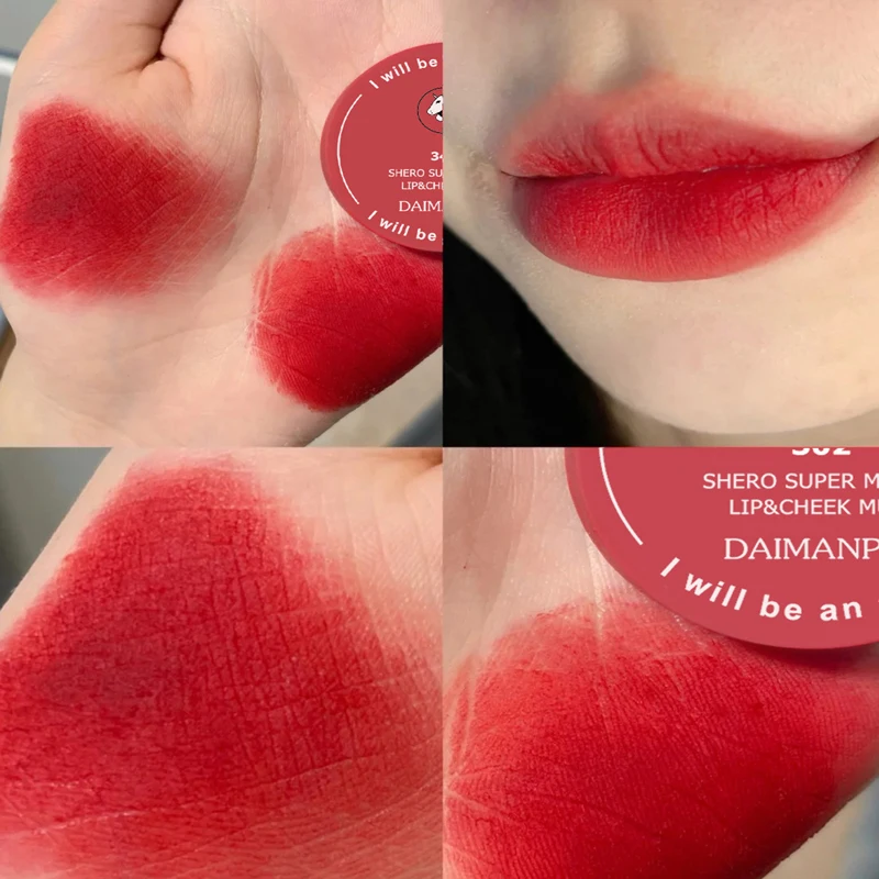 Mousse Matte Lip Mud Balm Glaze Lipstick Lip Moisturizing Long Lasting