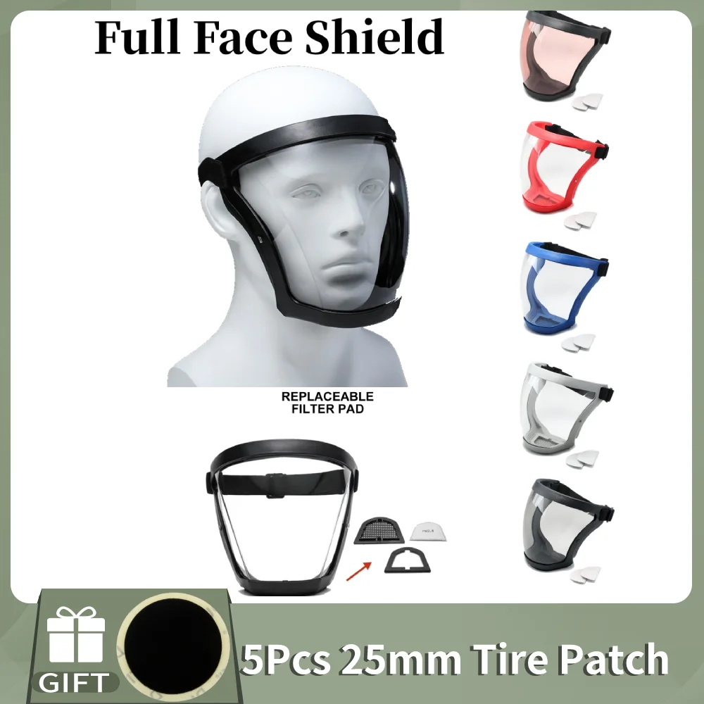 

Прозрачный защитный экран на все лицо, защита для кухонных инструментов, защита от брызг масла, Ветрозащитная маска для очков для езды на мотоцикле и велосипеде