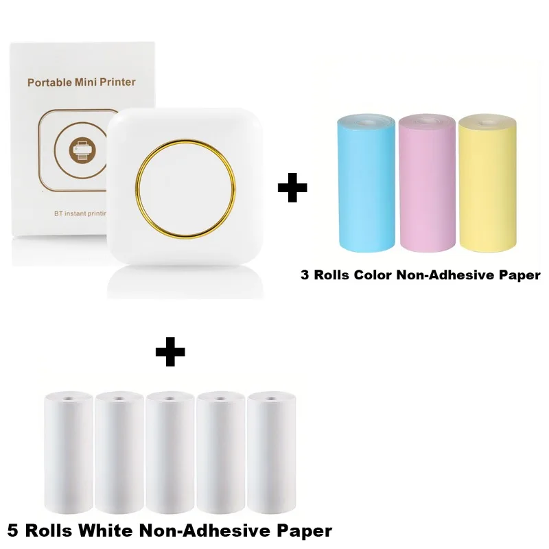 Принтер этикеток C20, принтер для этикеток, автоклейкая печать, термопринтер для печати этикеток, портативный фотопринтер