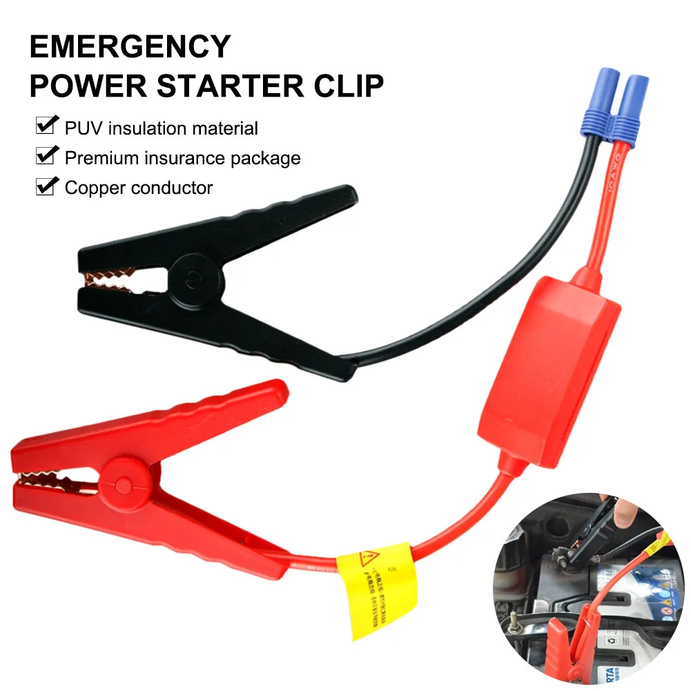 

1pcs Battery clip Connector Emergency Jumper Cable Clamp Booster Battery Clips for Universal 12V Car Starter Jump Alligator Clip