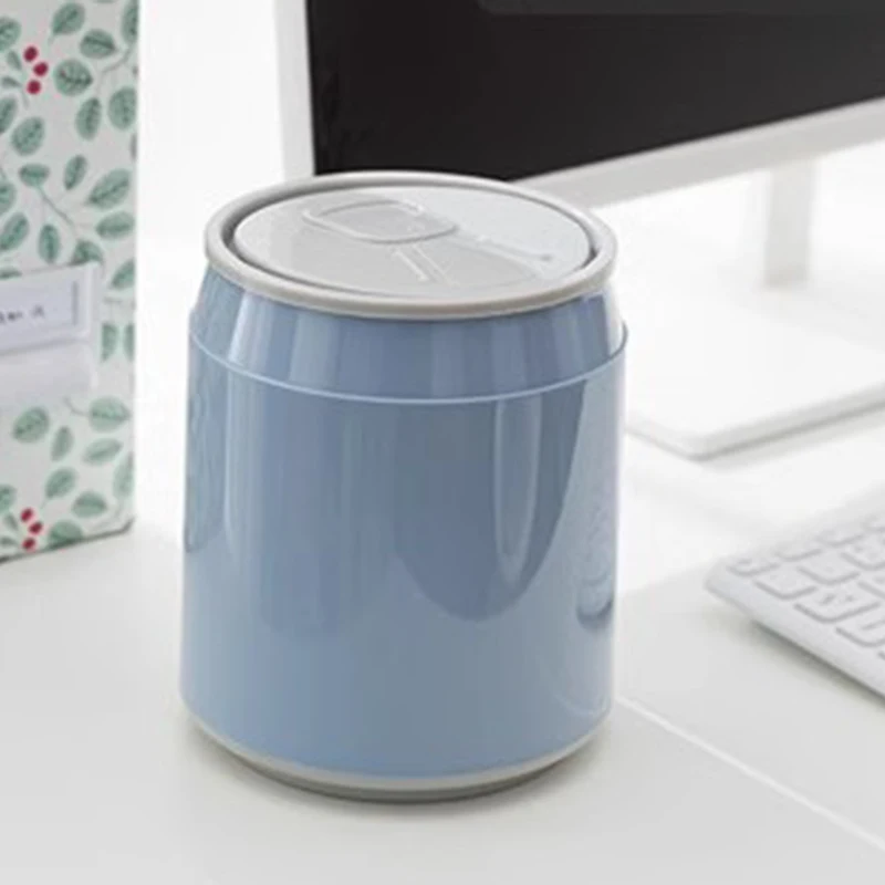 

round Storage Unique Waste Bins Container Kawaii Bathroom Bucket Waste Bins Garbag Office Poubelle De Cuisine Kitchen Decoration