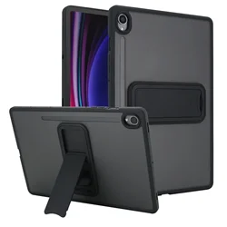 Universal Stand Tablet Case with Kickstand - Shockproof Hard Holder Cover for Tab A9 2023 (Black)