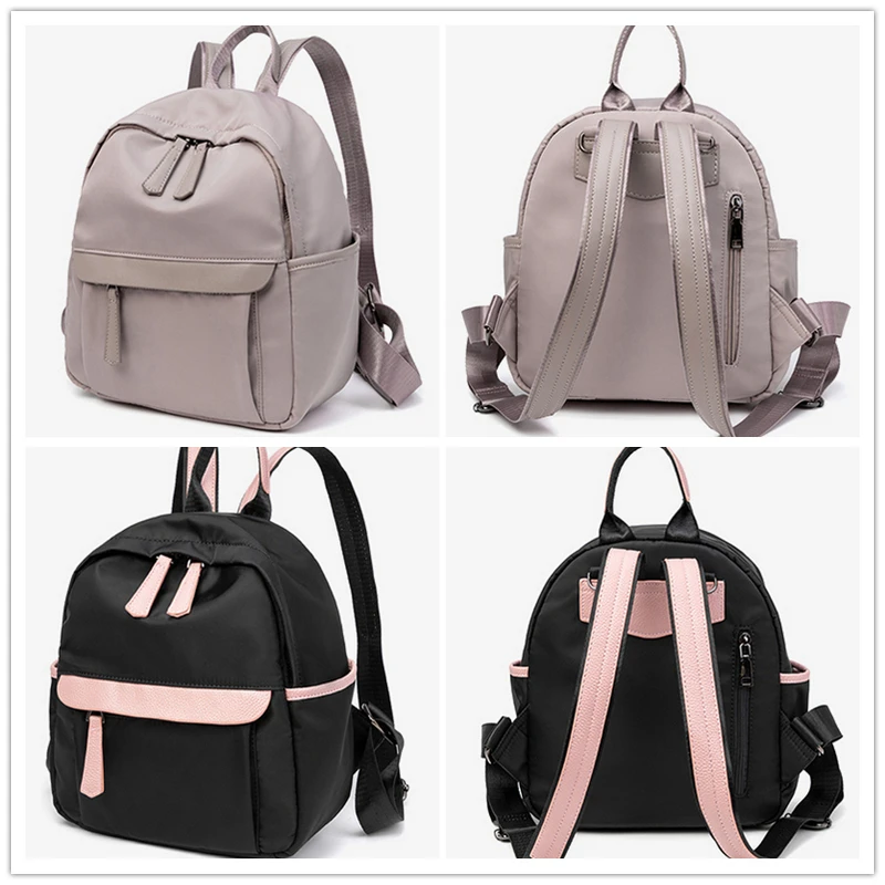 Cute Backpack for Women Small Outdoor Travel Bags 2023 New Preppy Style sacs Waterproof Canvas Bookbag Mini School Bag for Girls
