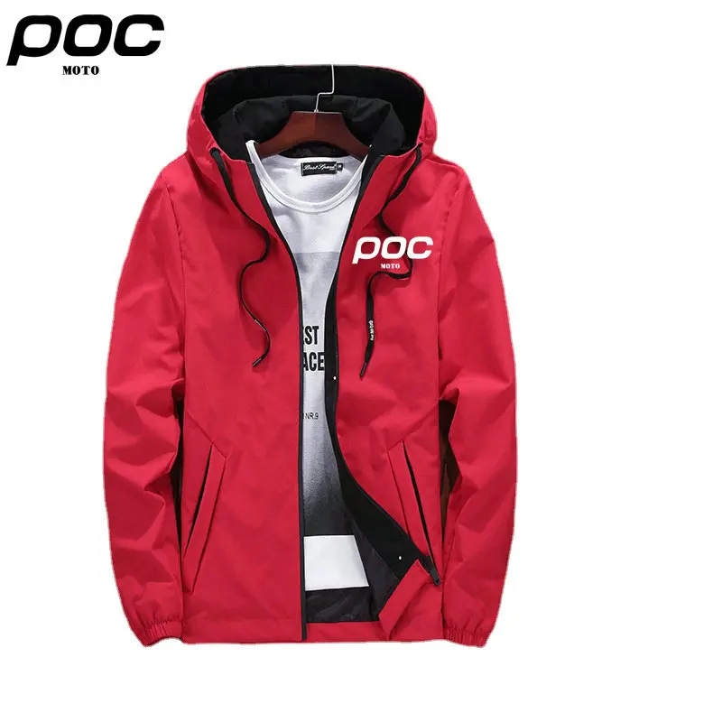 

MOTO POC Cycling Jackets Men Fashion Motorcycle Jersey Mountain Riding Downhill Mtb Jacket Breathable Fishing Bicycle Clothing