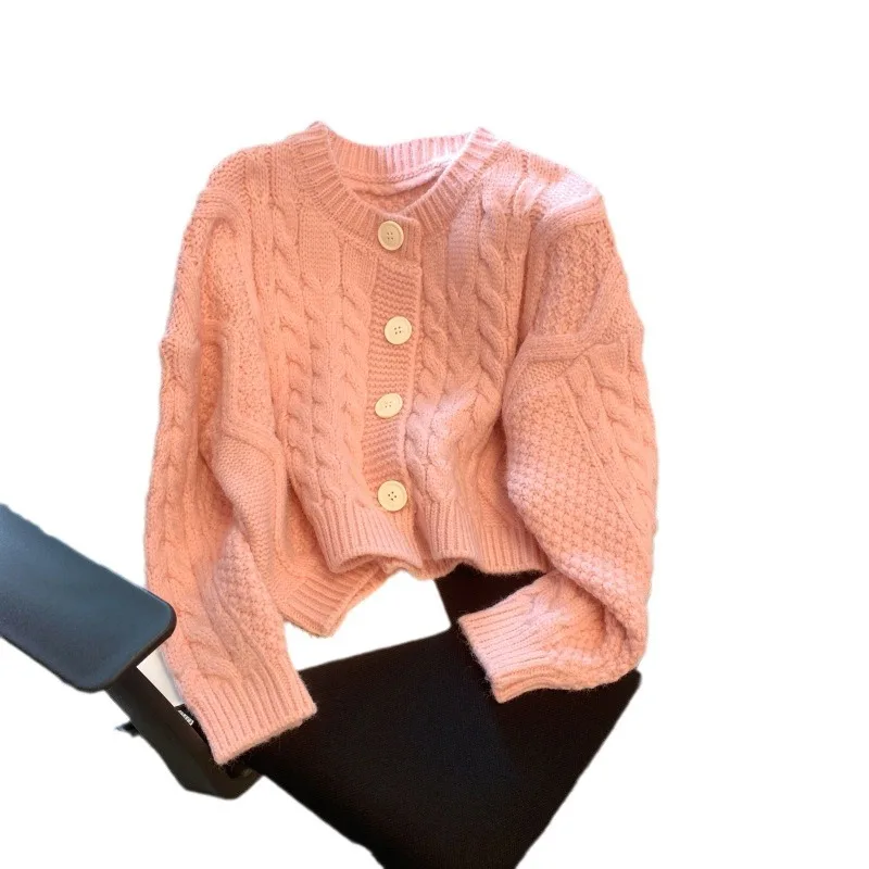 Women Knitted Sweater Long Sleeve Loose Cardigan