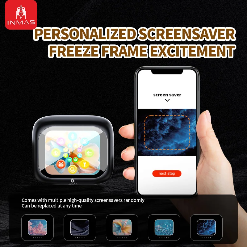 INMAS E18 Pro ANC 무선 블루투스 헤드폰, TWS 인이어 이어버드, 터치 스크린 노이즈 캔슬링, HIFI 스테레오 사운드 헤드셋, 신제품