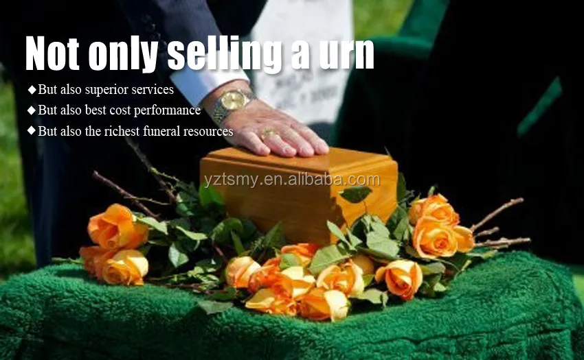 Professional Solid Disposable European Style Wooden Pet Casket Urns Cheap Pet Cremation Body Bag for Ashes Dead
