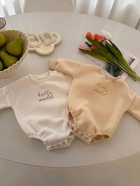 Hello World Baby Outfit JDEFEG Chickpea Baby Clothes Floral Print