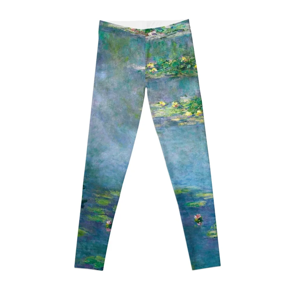 Claude Monet - Water Lilies Leggings fitness set gym Women's sports sports for gym Womens Leggings